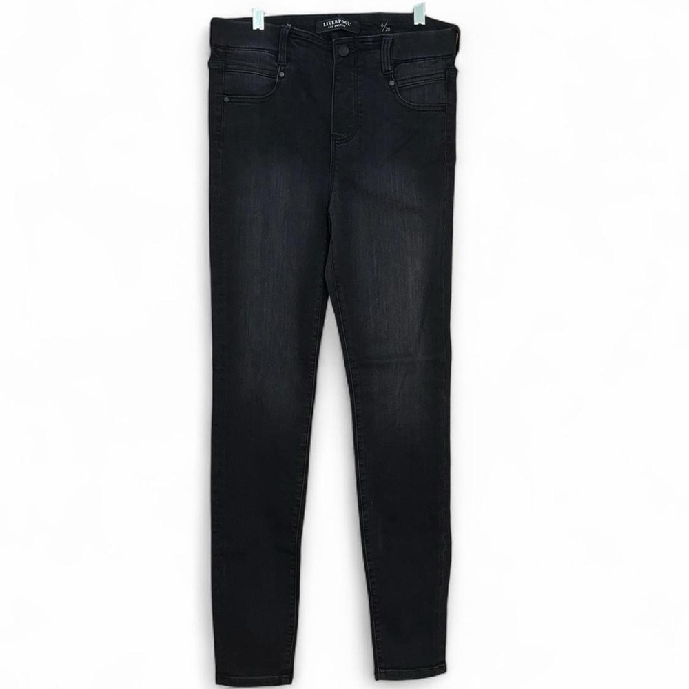 Liverpool Women's Dark Black Skinny Jeans